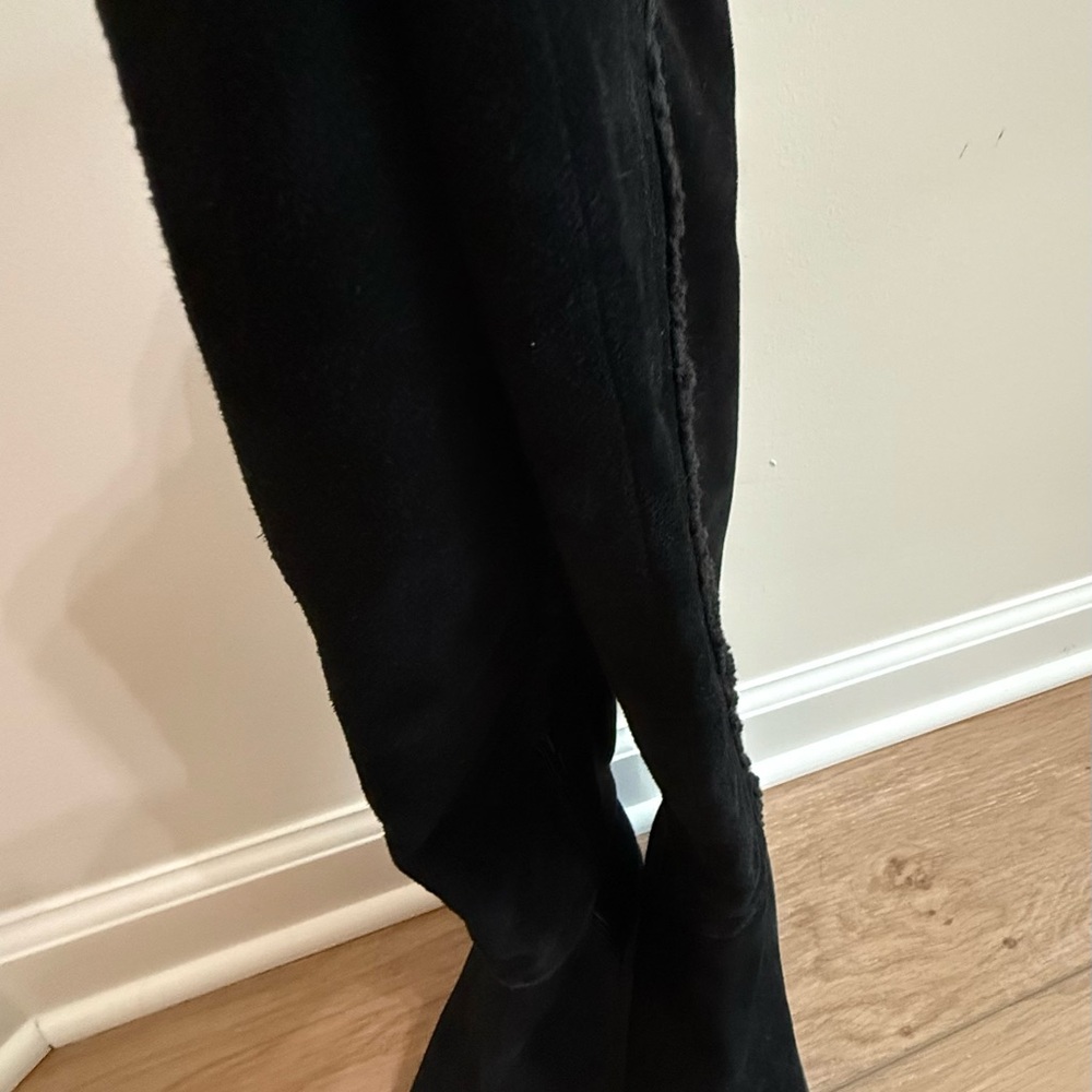 Sole Society Black Suede Boots